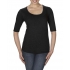 WOMEN’S TRI-BLEND DEEP SCOOP 1/2 SLEEVE TEE