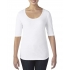 WOMEN’S TRI-BLEND DEEP SCOOP 1/2 SLEEVE TEE