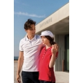 LADIES' SHORT-SLEEVED PIQUÉ KNIT POLO SHIRT