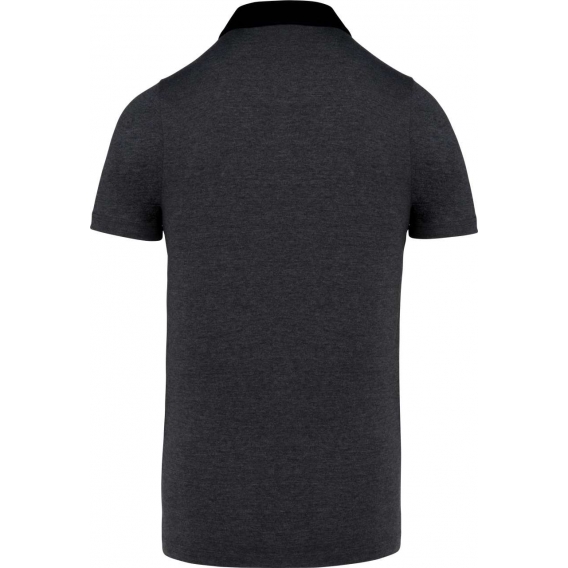 MEN'S TWO-TONE JERSEY POLO SHIRT