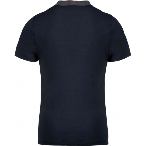 MEN'S TWO-TONE JERSEY POLO SHIRT