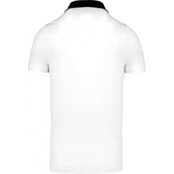 MEN'S TWO-TONE JERSEY POLO SHIRT