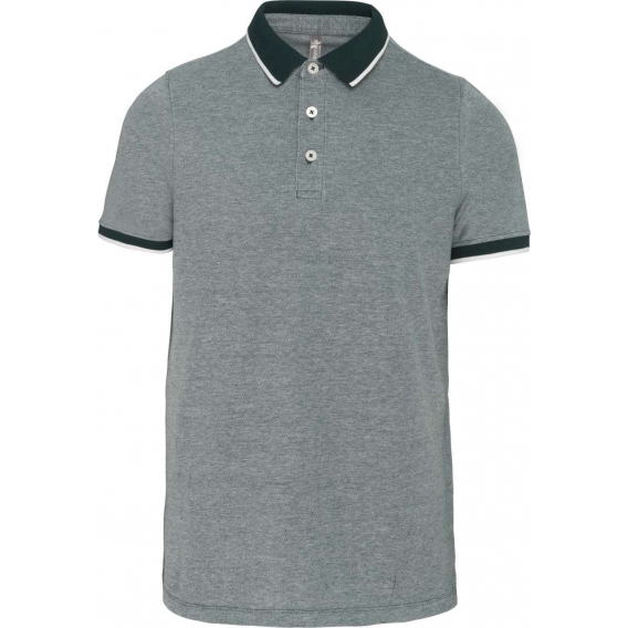 MEN'S TWO-TONE MARL POLO SHIRT