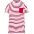 KIDS' STRIPED SHORT SLEEVE SAILOR T-SHIRT WITH POCKET