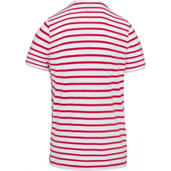 KIDS' STRIPED SHORT SLEEVE SAILOR T-SHIRT WITH POCKET