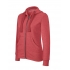 LADIES' MELANGE FULL ZIP HOODED SWEATSHIRT