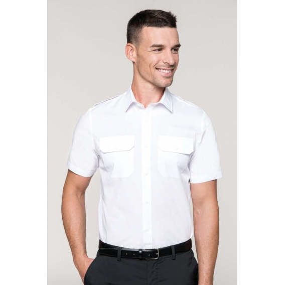 MEN'S SHORT-SLEEVED PILOT SHIRT