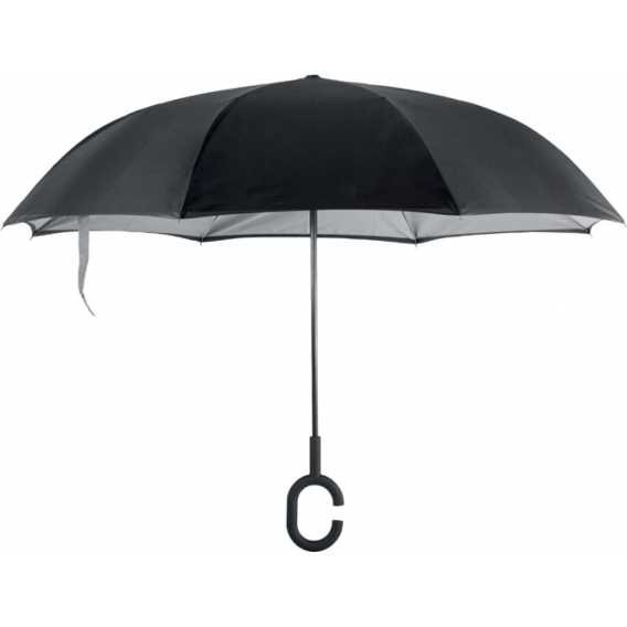 HANDS-FREE REVERSE OPEN UMBRELLA