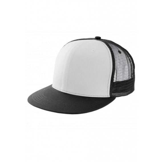 TRUCKER FLAT PEAK CAP - 6 PANELS