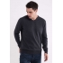 MEN’S V-NECK FINE GAUGE COTTON PULLOVER