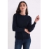 LADIES’ CREW NECK FINE GAUGE COTTON PULLOVER