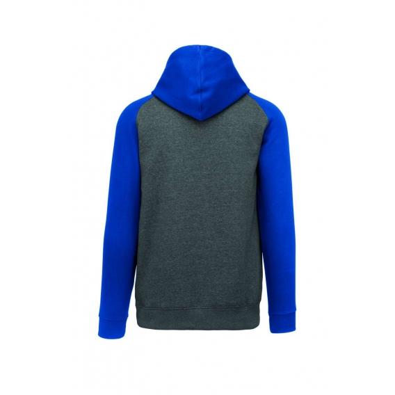 ADULT TWO-TONE HOODED SWEATSHIRT