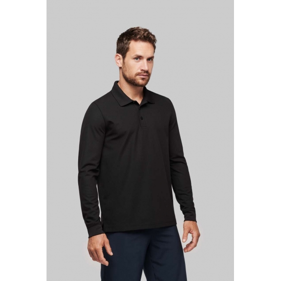 ADULT COOL PLUS® LONG-SLEEVED POLO SHIRT