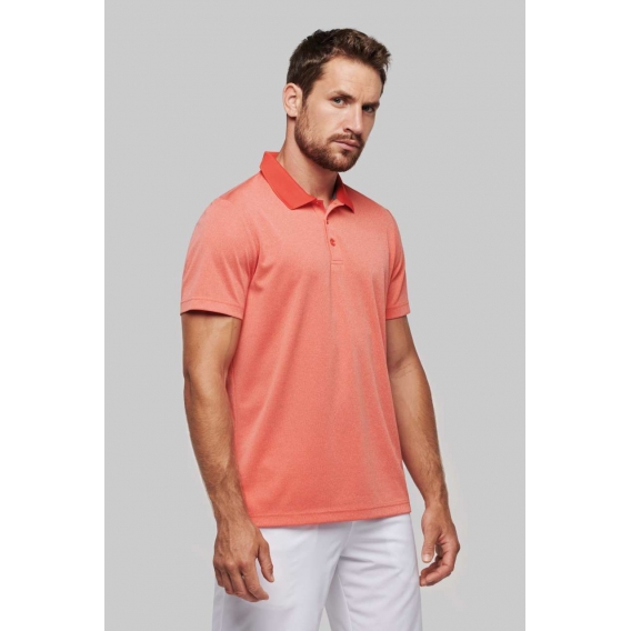 ADULT SHORT-SLEEVED MARL POLO SHIRT