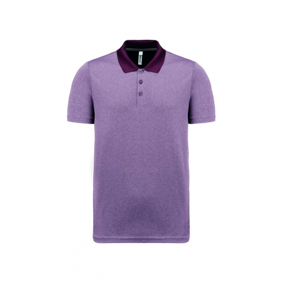 ADULT SHORT-SLEEVED MARL POLO SHIRT