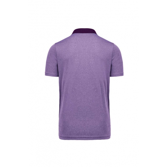 ADULT SHORT-SLEEVED MARL POLO SHIRT