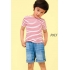 MILES KIDS - ROUND NECK STRIPED T-SHIRT