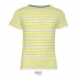 MILES KIDS - ROUND NECK STRIPED T-SHIRT