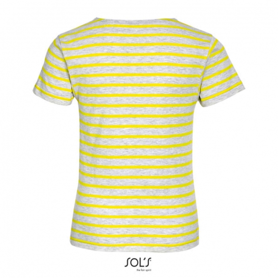 MILES KIDS - ROUND NECK STRIPED T-SHIRT