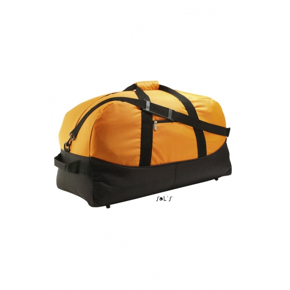 STADIUM 72 - TWO COLOUR 600D POLYESTER TRAVEL/SPORTS BAG