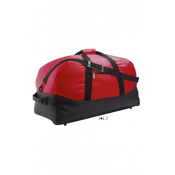 STADIUM 72 - TWO COLOUR 600D POLYESTER TRAVEL/SPORTS BAG