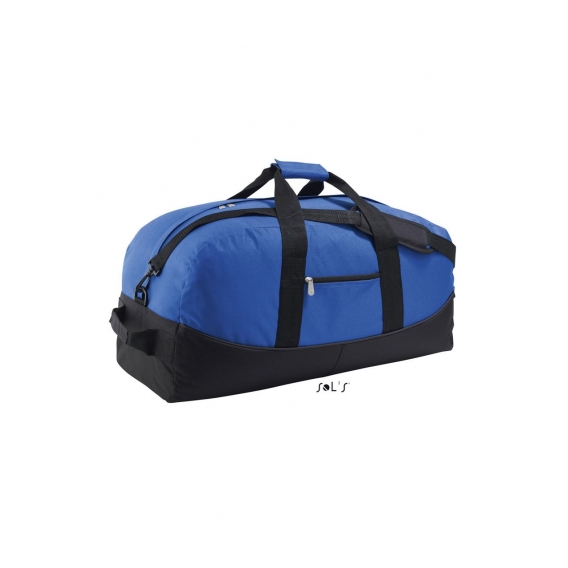 STADIUM 72 - TWO COLOUR 600D POLYESTER TRAVEL/SPORTS BAG