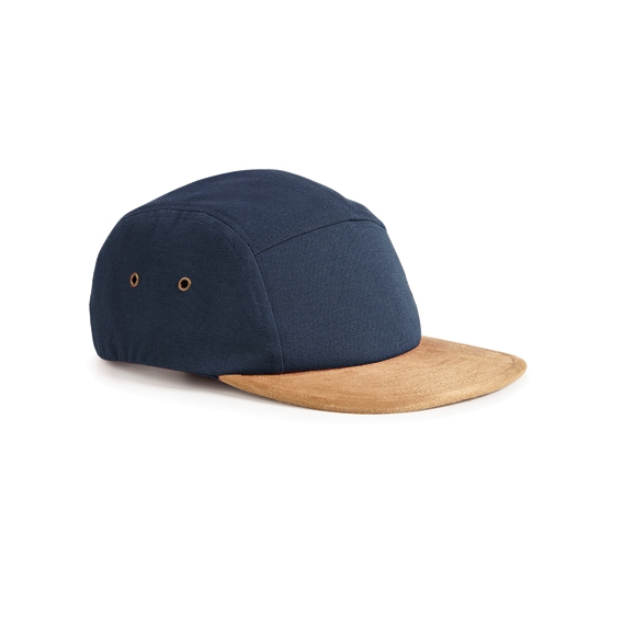 Suede Peak 5 Panel Cap