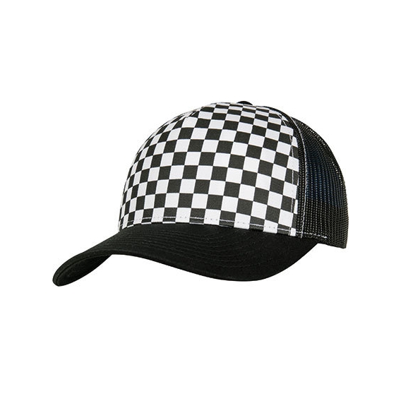 Checkerboard Retro Trucker