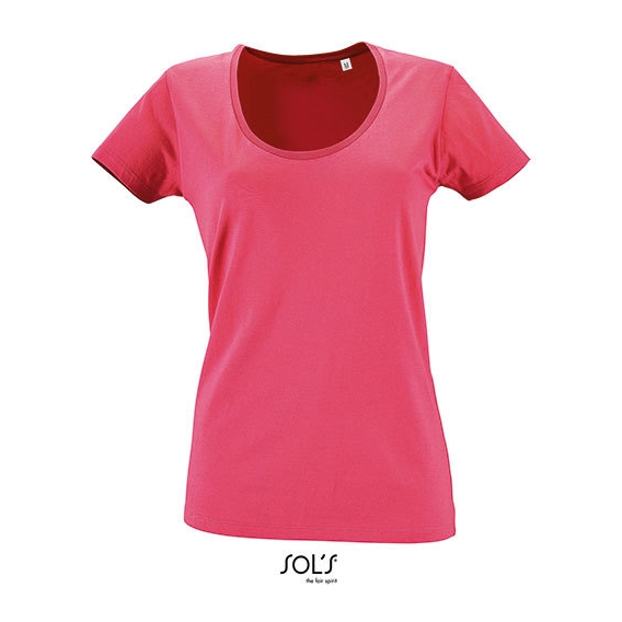 Women`s Low-Cut Round Neck T-Shirt Metropolitan