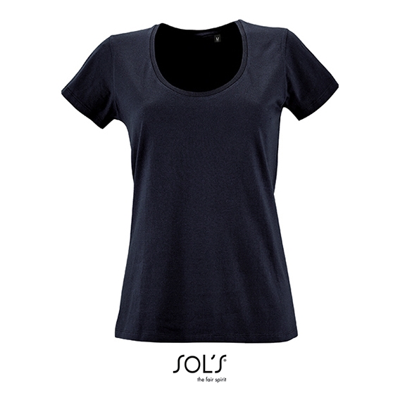 Women`s Low-Cut Round Neck T-Shirt Metropolitan