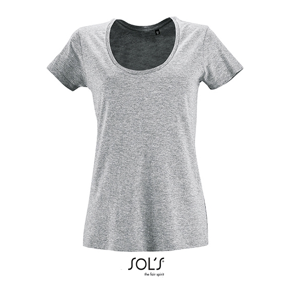 Women`s Low-Cut Round Neck T-Shirt Metropolitan