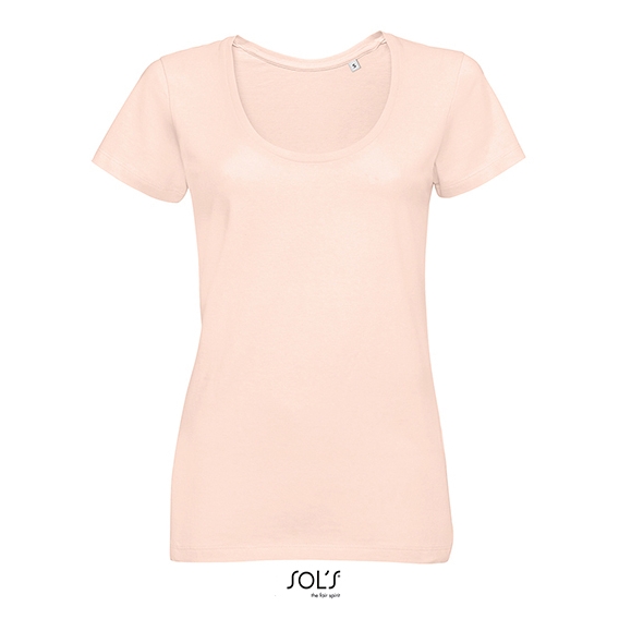 Women`s Low-Cut Round Neck T-Shirt Metropolitan