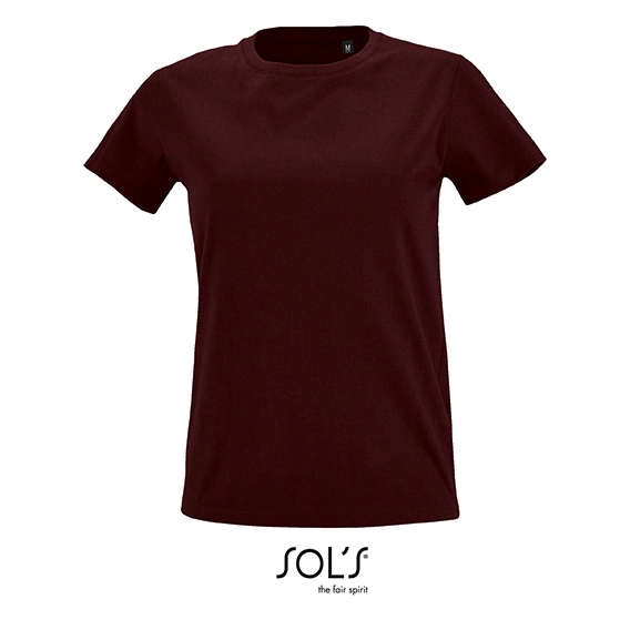 Women`s Round Neck Fitted T-Shirt Imperial