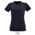 Women`s Round Neck Fitted T-Shirt Imperial