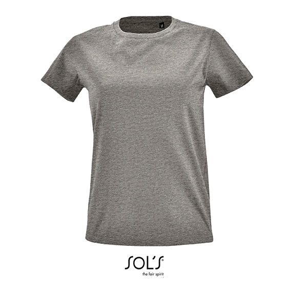 Women`s Round Neck Fitted T-Shirt Imperial