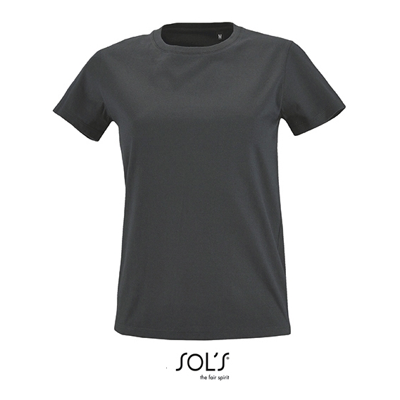 Women`s Round Neck Fitted T-Shirt Imperial