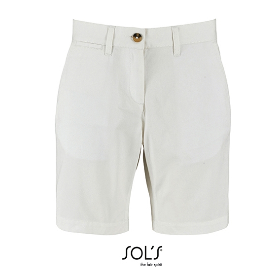 Women`s Chino Bermuda Shorts Jasper