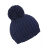 Knitted Flute Pom Pom Hat