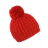 Knitted Flute Pom Pom Hat